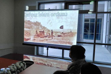 "31 Mart Soyqırımı bəşər tarixinin ən qanlı faciələrdən biridir" adlı tədbir keçirilib