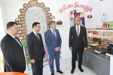 Əmək və əhalinin sosial müdafiəsi naziri Anar Əliyev Qəbələ rayonunda vətəndaşları qəbul edib
