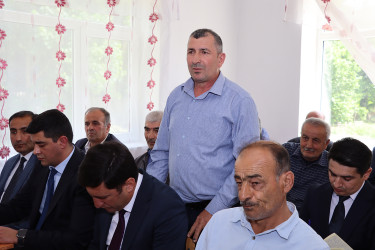 Qəbələ rayonunun Kötüklü kəndində növbəti səyyar qəbul keçirilmişdir
