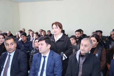 Növbəti səyyar qəbul rayonun Tüntül kəndində keçirilmişdir