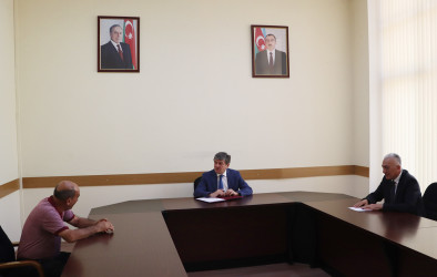 Qəbələ RİH başçısının növbəti vətəndaş qəbulu keçirilib