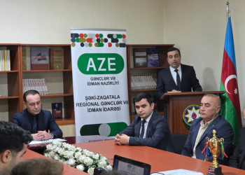 Qəbələ rayonunda idman ictimaiyyəti ilə görüş təşkil keçirilib