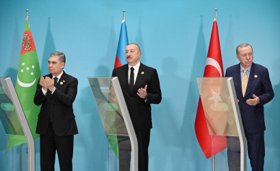 Türkmənistan tərəfindən Füzulidə tikiləcək məscidin onlayn formatda təməli qoyulub