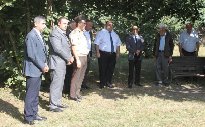 Qəbələdə “Sel və daşqınlarla əlaqədar zəruri davranış qaydaları” mövzusunda görüş keçirilmişdir