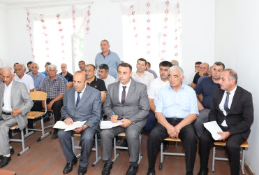 RİH başçısının növbəti səyyar qəbulu Kötüklü kəndində  keçirilmişdir