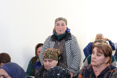 Qəbələ RİH Başçısı Səbuhi Abdullayev Tövlə kəndində səyyar qəbul keçirmişdir