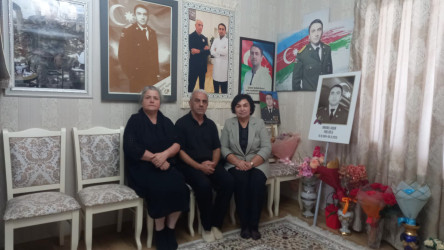 Rayon rəhbərliyi tərəfindən 27 sentyabr “Anım günü” ərəfəsində şəhid ailələri və müharibə əlilləri evlərində ziyarət edilmişdir
