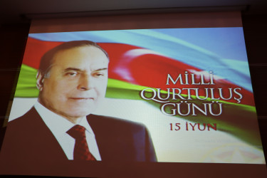 Qəbələdə “15 iyun - Milli Qurtuluş Günü”nə həsr edilmiş konfrans keçirilmişdir