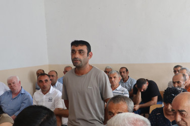 Növbəti səyyar qəbul rayonun Tikanlı kəndində keçirilmişdir