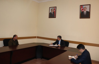 30 oktyabr 2026-cı il tarixdə Qəbələ RİH başçısı tərəfindən vətəndaşların qəbulu keçirilmişdir