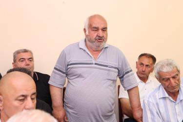 Qəbələ rayonunun Abrıx kəndində növbəti səyyar qəbul keçirilib