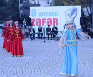 Qəbələ rayonunda “Zəfər günü”nə həsr edilmiş konsert proqramı təşkil edilmişdir