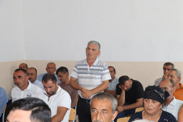 Növbəti səyyar qəbul rayonun Tikanlı kəndində keçirilmişdir