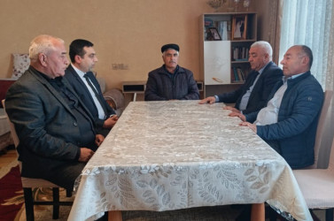 8 Noyabr–“Zəfər günü” ərəfəsində şəhid ailələri və qazilər evlərində ziyarət edilmişdir