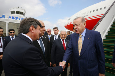 Türkiyə Prezidenti Rəcəb Tayyib Ərdoğan Azərbaycana səfərə gəlib
