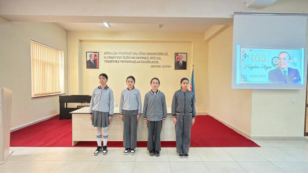 Rayonun ümumtəhsil müəssisələrində Ulu Öndər Heydər Əliyevin anadan olmasının 103-cü ildönümünə həsr olunmuş silsilə tədbirlər keçirilib