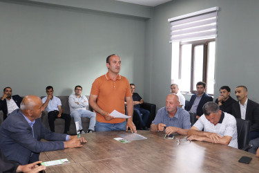 Qəbələdə Arıçılıq sahəsində mövcud imkanlar, çətinliklər və prespektivlər mövzusunda dəyirmi masa keçirilib