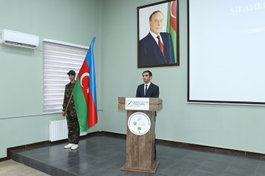 “Tarixi Zəfərin təməlində dayanan güclü ordu quruculuğu” adlı tədbir keçirilib.