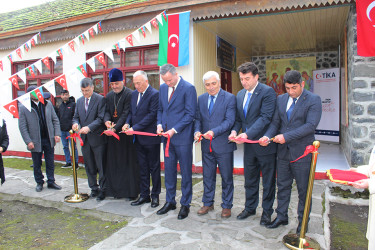 Qəbələdə Türk Əməkdaşlıq və Koordinasiya Agentliyi tərəfindən Alban-Udi Xristian İcması üçün Təlim Mərkəzinin açılışı olmuşdur