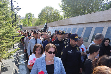 Qəbələ rayon Şəhidlər Xiyabanında 27 sentyabr – “Anım Günü” tədbiri keçirilib