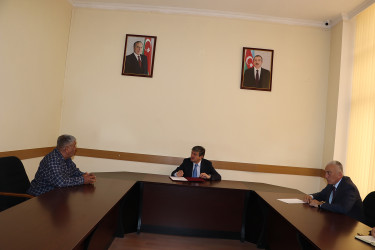 Rayon icra hakimiyyətində növbəti vətəndaşların qəbulu keçirilib