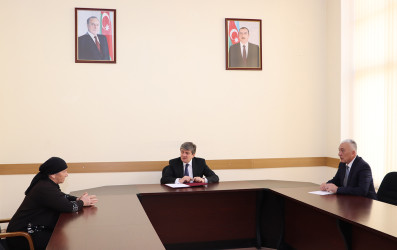 Rayon icra hakimiyyətinin başçısı Səbuhi Abdullayev tərəfindən növbəti vətəndaş qəbulu keçirilib
