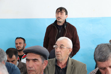 Qəbələ rayonunun Hacıalılı kəndində səyyar qəbul keçirilmişdir