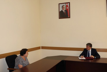 Qəbələ RİH-də vətəndaşların növbəti qəbulu keçirilmişdir