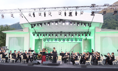 XIV Qəbələ Beynəlxalq Musiqi Festivalının təntənəli açılış mərasimi olub