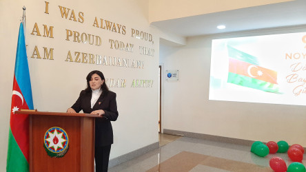 "Bayraq mənliyimdir, bayraq kimliyim, bayraq öz yurduma öz hakimliyim" adlı tədbir keçirilib