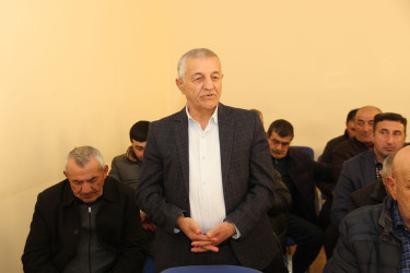 Qəbələ rayonunun Kiçik Pirəli kəndində növbəti səyyar qəbul keçirilmişdir