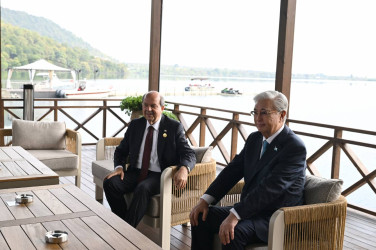 Qəbələdə TDT-nin Zirvə Görüşündə iştirak edən dövlət və hökumət başçılarının şərəfinə rəsmi nahar verilib