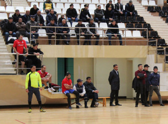 Qəbələdə “Heydər Əliyev İli” çərçivəsində keçirilən futzal üzrə turnirin yarımfinal oyunları davam edir