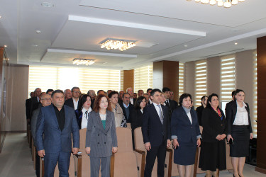 Ümummilli Lider Heydər Əliyevin anadan olmasının 103-cü ildönümünə həsr olunmuş “Dahi şəxsiyyətin əbədi irsi” adlı tədbir keçirilib