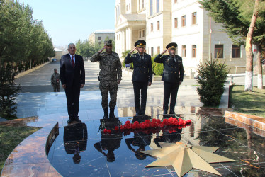 Qəbələdə yerləşən Daxili Qoşunların N saylı hərbi hissəsində Novruz bayramı ərəfəsində mədəni-kütləvi tədbir keçirilmişdir