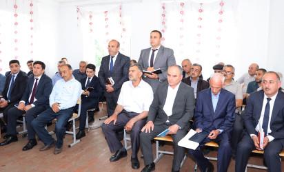 Qəbələ rayonunun Kötüklü kəndində növbəti səyyar qəbul keçirilmişdir