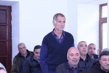 RİH başçısının növbəti səyyar qəbulu Laza kəndində  keçirilmişdir