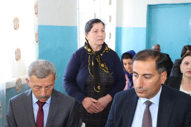 Qəbələ rayonunun Hacıalılı kəndində səyyar qəbul keçirilmişdir