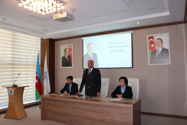 “Heydər Əliyev və Azərbaycançılıq ideologiyası” mövzusunda tədbir keçirilib