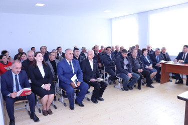 RİH başçısının növbəti səyyar qəbulu Mamaylı kəndində  keçirilmişdir