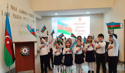 "Bayraq mənliyimdir, bayraq kimliyim, bayraq öz yurduma öz hakimliyim" adlı tədbir keçirilib