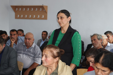 Qəbələ rayonu Mamaylı kəndində növbəti səyyar qəbul keçirilmişdir