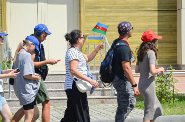 Ukraynalı uşaqların Qəbələyə ekskursiyası təşkil edilib
