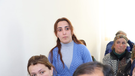 Qəbələ RİH Başçısı Səbuhi Abdullayev Tövlə kəndində səyyar qəbul keçirmişdir