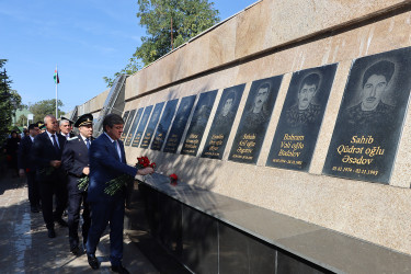 Qəbələ rayon Şəhidlər Xiyabanında 27 sentyabr – “Anım Günü” tədbiri keçirilib