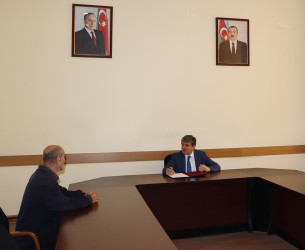 Qəbələ Rayon İcra Hakimiyyətinin inzibati binasında vətəndaşların qəbulu keçirilmişdir