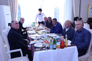 Qəbələdə “8 Noyabr – Zəfər Günü” ilə əlaqədar ziyafət verilmişdir