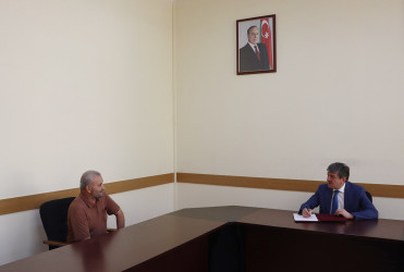 Qəbələ RİH başçısının növbəti vətəndaş qəbulu keçirilib