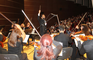 Qəbələ rayonunda Üzeyir Hacıbəyli XVI Beynəlxalq Musiqi Festivalı çərçivəsində Bakı Kamera Orkestrinin konserti keçirilmişdir