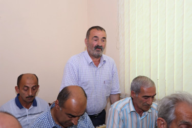 Qəbələ rayonunun Abrıx kəndində növbəti səyyar qəbul keçirilib